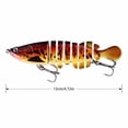 thumbnail image 3 of Bisitoy 2Pcs Heavy Duty Fishing Lures Set with Jig Head for Saltwater Flounder, 3 of 4