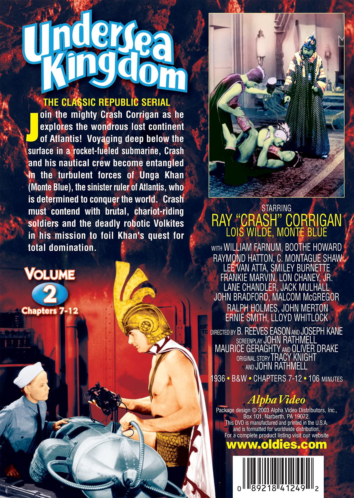 The Undersea Kingdom: Volume 2 (DVD), Alpha Video, Sci-Fi & Fantasy