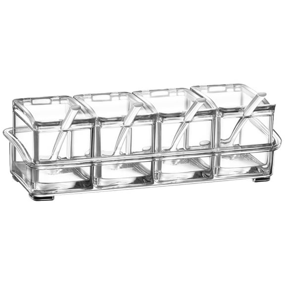 UPOUART Kitchen Condiment Jars Seasoning Box 1 Set