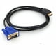 thumbnail image 1 of Cable adaptador Hdmi a Vga Adaptador Vga a Hdmi D-sub a monitor Hdmi Adaptador de 15 pines a HDMI macho a conector macho Vga Transmisor de cable Transmisor unidireccional oso de fresa  Hogar, 1 of 3