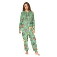 thumbnail image 2 of FORMRS Onesies Pajama for Adults Unisex Hoodie Winter Jumpsuit One Piece Sleepwear, Sizes S-2XL, Christmas Cookies, 2 of 7