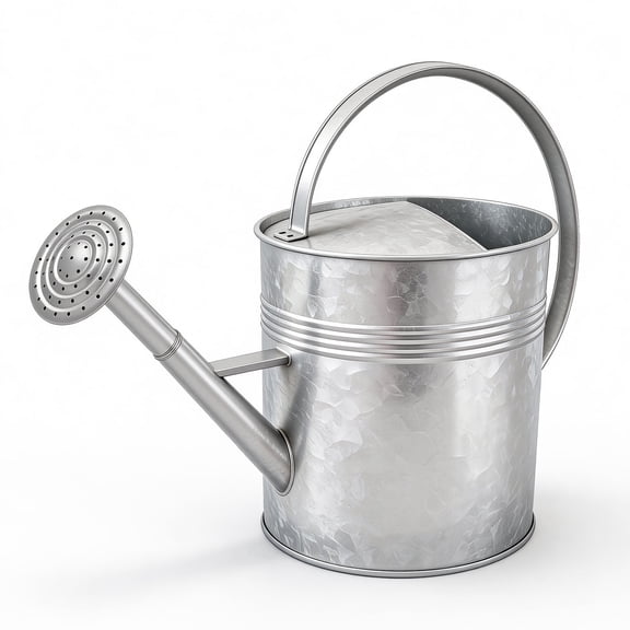 Galvanized Iron Watering Can for Indoor Plants, Oval Watering Cans for House Plant Garden Flower, Long Spout Water Can for Outdoor Watering Plants 9.46L 2.5 Gallon