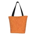 thumbnail image 2 of Kdxio Orange Glitter Women Reusable Grocery Bags Foldable Ripstop,Reusable Shopping Bags for Shopping,Gym,Gift, 2 of 8