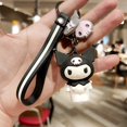 thumbnail image 1 of LLavero de Anime de Hello Kitty, muñeco de perro canela, My Melody, Kuromi, colgante pequeño, accesorios para bolsa de teléfono Sanrio, regalos para niñas Fivean unisex, 1 of 2
