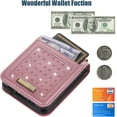 thumbnail image 5 of for Samsung Galaxy Z Flip 4 Crossbody Wallet Case for Women, Bling Glitter PU Leather Phone Case with Card Holder Cover for Samsung Galaxy Z Flip 4 SZ Rose Gold, 5 of 18