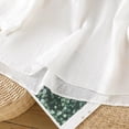 thumbnail image 4 of Cmfcve Tops for Women 2026 Cotton Linen T Shirts Retro Plus Size 3/4 Sleeve V Neck Embroidered Blouse, 4 of 7
