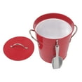 thumbnail image 4 of Wine Storage Tub, Handle Design Safe To Use Beer Chiller Bin  For Restaurants Wood Color,Red,White, 4 of 8