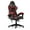 Red, variant on Bigzzia Gaming Chair Office Chair, Ergonomic Game Chair with Height Adjustable Headrest and Lumbar Support for Adults Teens, Black & White