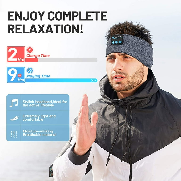 Headband with headphones built in hotsell