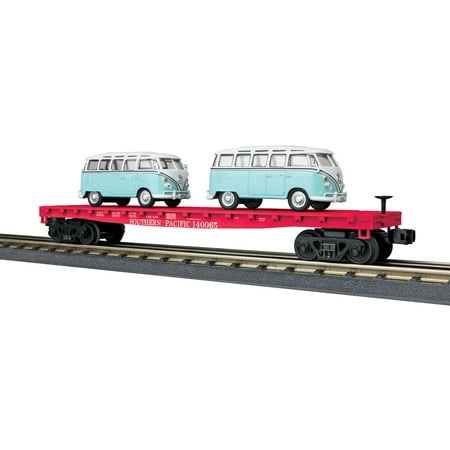 Vw Bus Accelerator - MTH 30-76677 O Southern Pacific Flatcar with VW Buses (2)