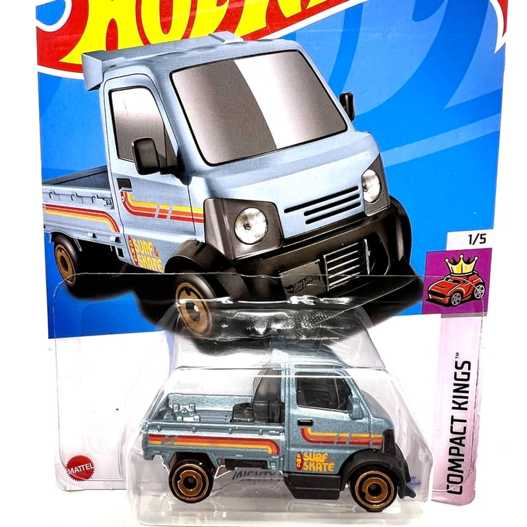 Hot Wheels Compact Kings Mighty K Surf Skate Gray Pick Up Truck