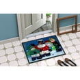 thumbnail image 4 of Carolines Treasures PJC1087MAT The Light Brigade Snowman Door Mat Indoor Rug or Outdoor Welcome Mat 18x27 Doormat  27"L, 4 of 4