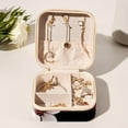 thumbnail image 6 of Cherry Jewelry Display and Organizer: Portable Square Travel Case for Rings, Earrings, Necklaces, Bracelets - Suitable for Girls and Women, 6 of 6