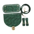 thumbnail image 3 of Abbracc PU Leather Bag Knitting Set DIY Bag Making Kit for Home Professional Enthusiasts Green, 3 of 9
