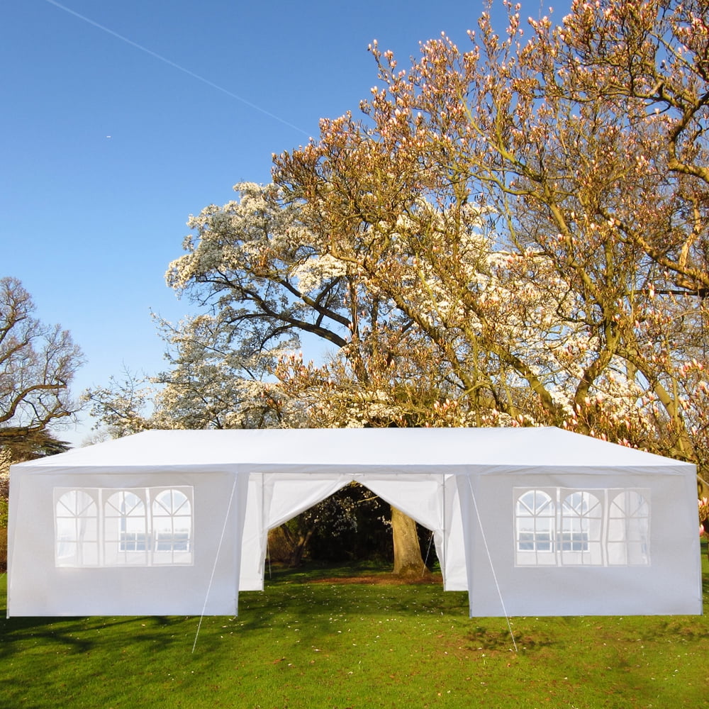 Lowestbest 10'x30' Outdoor Gazebo Party Wedding Tent with 8 Sidewalls and Steel Tube Lowestbest 10'x30' Outdoor Gazebo Party Wedding Tent with 8 Sidewalls and Steel Tube