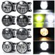 thumbnail image 2 of Luces antiniebla LED con interruptor de dos colores, blanco y amarillo, para Renault Megane 2 3 Duster Sandero Fluence Koleos Kangoo Thalia Laguna Twingo, 2 of 5