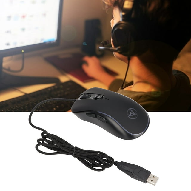 Souris Mécanique, 4800DPI 3000000 Cliquez sur ABS de Souris Câblé pour Linux