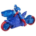 thumbnail image 4 of Toy Marvel Captain America Shield-Shot Cycle 10 cm Figure, 4 of 9