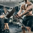 thumbnail image 5 of V Bar Row Landmine Handle Attachment for Barbell Bars, Solid Double D Handle, T-Bar Row Handle Attachments with Non-Slip Rubber Grip, Fits Olympic Bar Strength Training Bar, 5 of 7