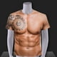 thumbnail image 4 of Camiseta con estampado 3D Yinane para hombre gráfico de manga corta estilo 1, 4 of 7