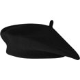 thumbnail image 2 of 1pack Beret Hats Solid Classic Beret Hats for Girls, 2 of 7