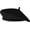 Black, variant on 1pack Beret Hats Solid Classic Beret Hats for Girls