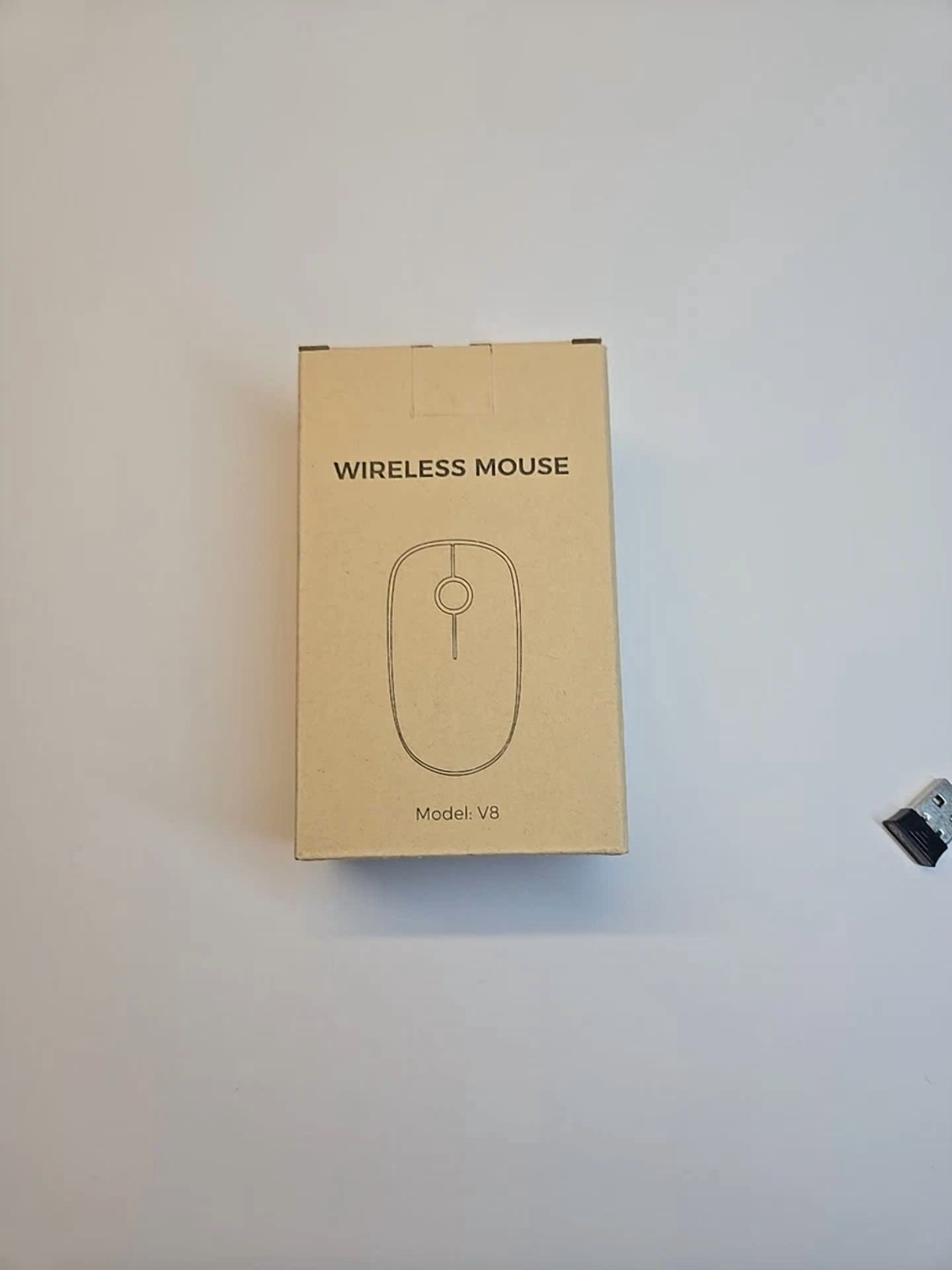 BUTTERFLY- Wireless Mouse 1.5V With Usb, For Gaming And Business Work - Black