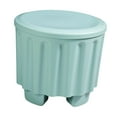 thumbnail image 4 of Luzkey Ottoman avec Rangement Tabouret pour Changer de Chaussures Chaise de Coiffeuse Banc de Rangement Multifonction Repose-Pieds pour Balcon Salon Couloir Vert, 4 of 8