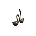 thumbnail image 2 of Exquisite Brass Swan Pair – Floral Patterns & Golden Accents, Timeless Addition to Your Collection, 2 of 6