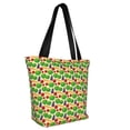thumbnail image 2 of KLL Tote Bag for Women Vegetable Print Shopping Grocery Reusable Bags for Office School Shopping Travel, 2 of 6