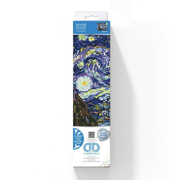Diamond Dotz, Starry Night, Age 14+, Diamond Art Kit, Crafts