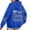 Blue, variant on My Daddy Watches Over Me From Heaven Hoodies for Women Memorial Hoodie Graphic Hooded Sweatshirt Pullover with Pockets