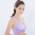 thumbnail image 5 of DEEPCRAFF No Steel Ring Bra for Women Made of Nylon Soft Comfortable 3 Packs Assorted Color 2XL, 5 of 8