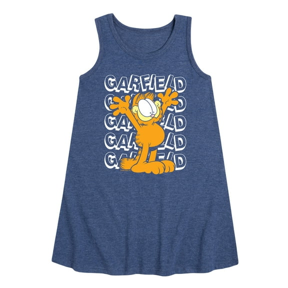 Garfield - Garfield Repeated - Toddler & Youth Girls A-line Dress