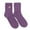 Purple, variant on Lroveb Fuzzy Socks for Women Casual Heart Cute Ankle Socks Comfortable Thermal Coral Velvet Crew Socks