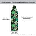 thumbnail image 5 of Renewold Elastic Ironing Board Cover with Elastic Straps, Stretch Polyester Spandex Fit for Most Standard Boards for St Patricks Day Irish Decor, 55 x 16 Inch, Green Shamrock Polka Dots Stripes, 5 of 5