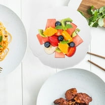 TAILTOSS Ceramic Dinner Plate Dumpling Plate White PP 5Set Meals