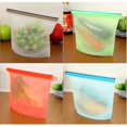 thumbnail image 4 of Sacs en Silicone Réutilisables pour Stockage Alimentaire, Joint Hermétique, en Silicone, Sacs sous Vide, Réutilisables, Étanches 2 Pcs-Multicolore, 4 of 5