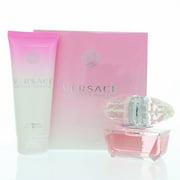 Versace Bright Crystal 1.7 oz EDT Spray Womens Perfume+ 3.4 Lotion Gift Set NIB