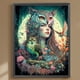 thumbnail image 1 of 5D bricolaje taladro redondo completo diamante pintura mujeres Kit decoración del hogar arte artesanía FLhrweasw Nuevo, 1 of 9