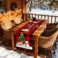 thumbnail image 5 of Honmine Christmas Tablecloth with Holiday Patterns, Festive Dining Table Cover for Decoration, Long 72.74 Inch Table Cloth for Party, Home, Event, 5 of 6