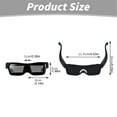 thumbnail image 3 of BJBSJSZ LED Glasses, LED Display Smart Glasses(editable Text) USB Rechargeable DIY Funky Glasses for Party Club DJ Halloween, 3 of 8