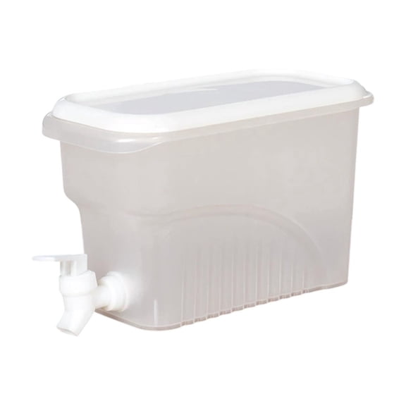 Large Capacity Cold Water Dispenser, Beverage Juice Container With Spigot, Wide Mouth For Refrigerator Camping Daily Use, Ideal For Home Entertaining