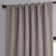 thumbnail image 5 of ZXNYH Faux Linen Room Darkening Curtains - 96 Inches Long Extra Wide Luxury Linen Curtains for Bedroom & Living Room (1 Panel), 100W X 96L, Birch, 5 of 8