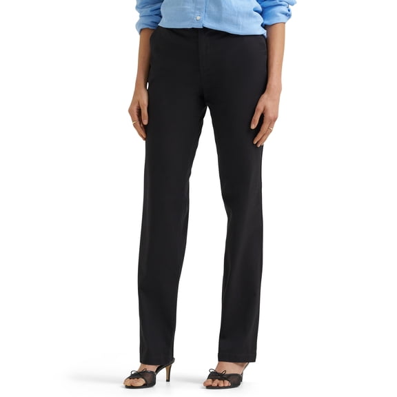 Lee® Women's Comfort Waist Woven Straight Leg Pants