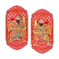 thumbnail image 2 of GUOOL Chinese New Year Door Stickers ,Blessing Door God Lunar Decorations,Spring Festival Decor Door Couplets for Holiday Home Dorm Small, 2 of 9
