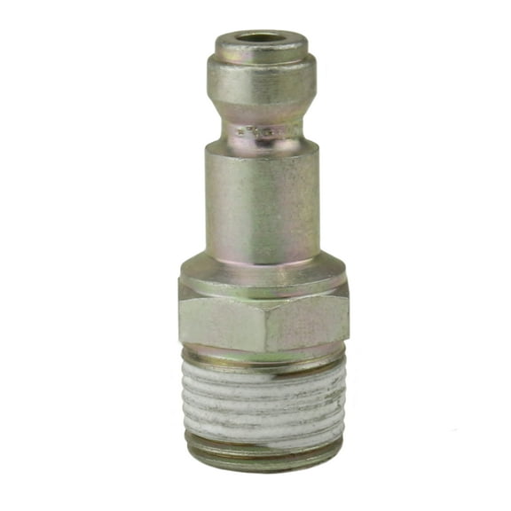 Prevost 3/8" Male NPT Truflate Automotive Style High Quality Steel Coupler Plug