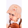thumbnail image 2 of Wear Sierra Love Rain Infant Girl Maxi Hat, Rainbow Print, Soft Fabric, Peach, One Size, 2 of 3