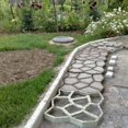 thumbnail image 2 of 1pc Diy jardín paseo molde hacer entrada pavimentación ladrillo Patio losas de hormigón para Pa, 2 of 5