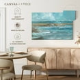thumbnail image 5 of Elephant Stock Breaking Waves Iv Wall Art - Horizontal Canvas Wall Art - Living Room Wall Decor - Beach Canvas - Blue And White Decor By Sally Swatland - 36" x 24", 5 of 8